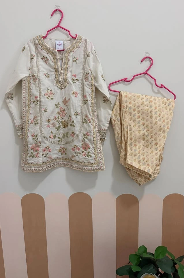 Ethnc kids - Vanilla Ice kurta set 🌸 - photo 4