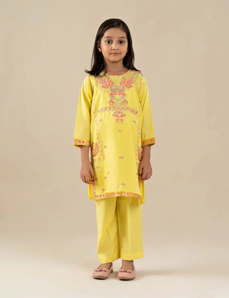 Beechtree kids - Lemon yellow kurta set 🌻