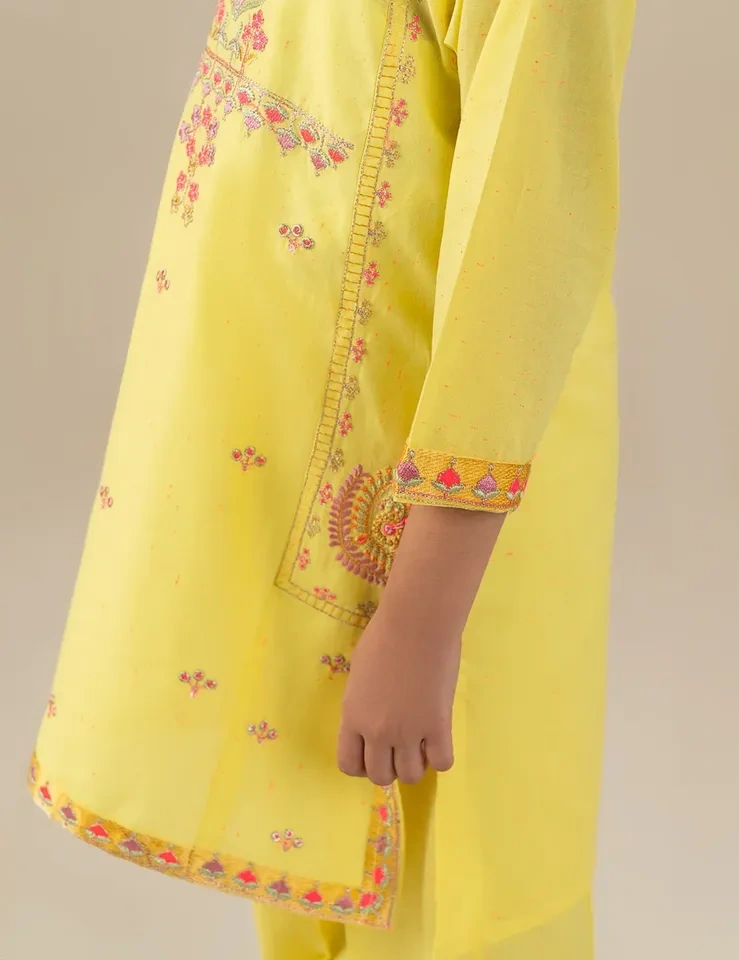 Beechtree kids - Lemon yellow kurta set 🌻 - photo 3