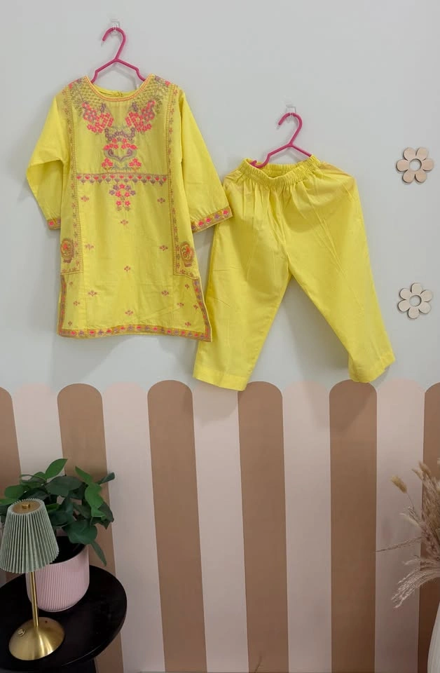 Beechtree kids - Lemon yellow kurta set 🌻 - photo 4