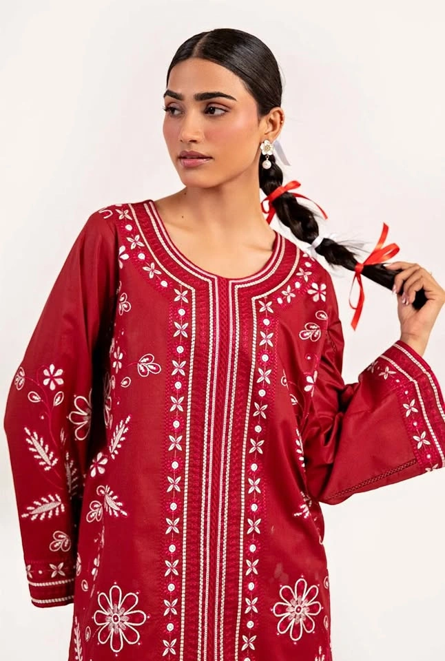 Maryum & Maria - Crimson red pret suit