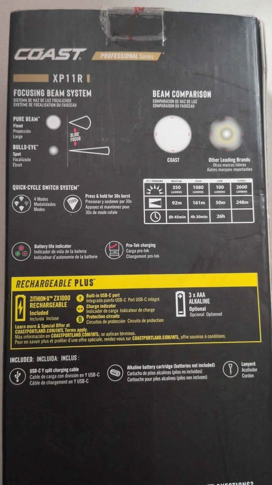 COAST XP11R Rechargeable Flashlight - photo 2