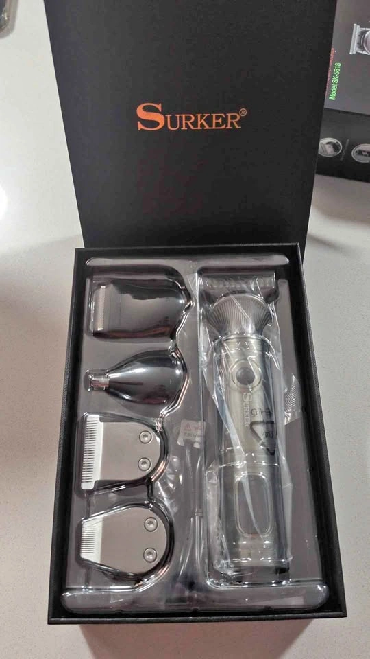 5-in-1 Surker rechargeable hair and beard trimmer