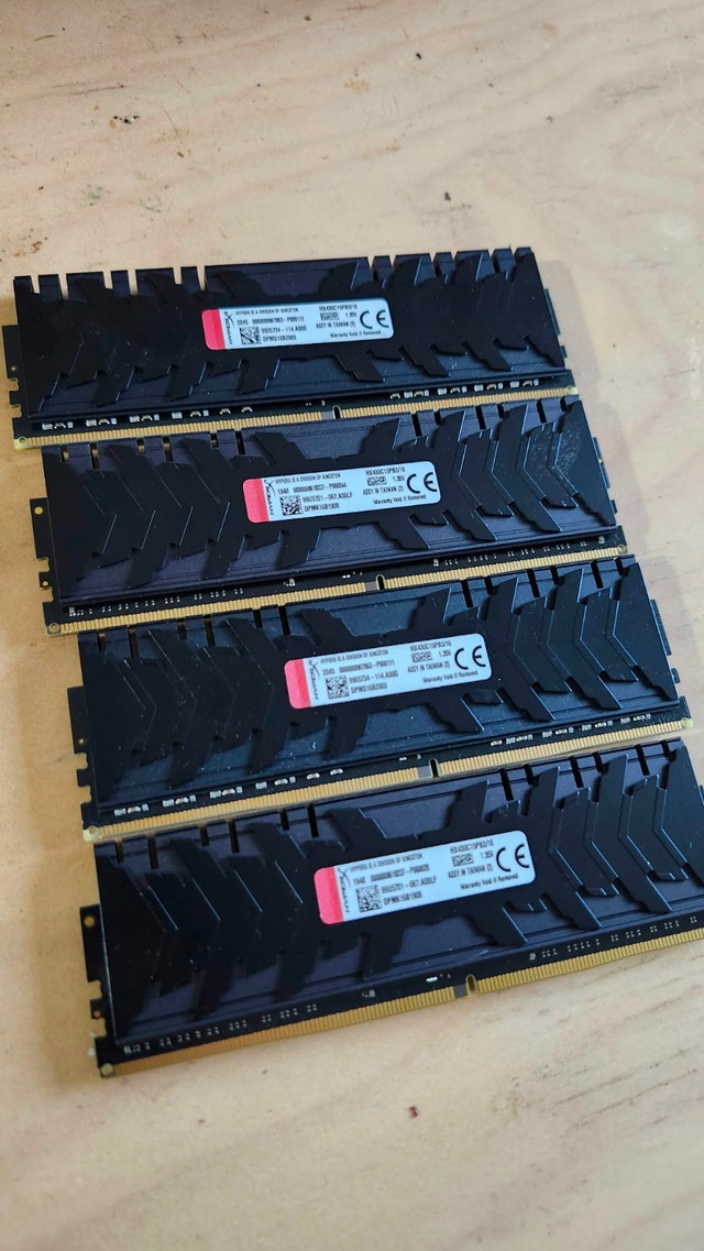 32GB 64GB Kingston HyperX Predator DDR4 3000Mhz