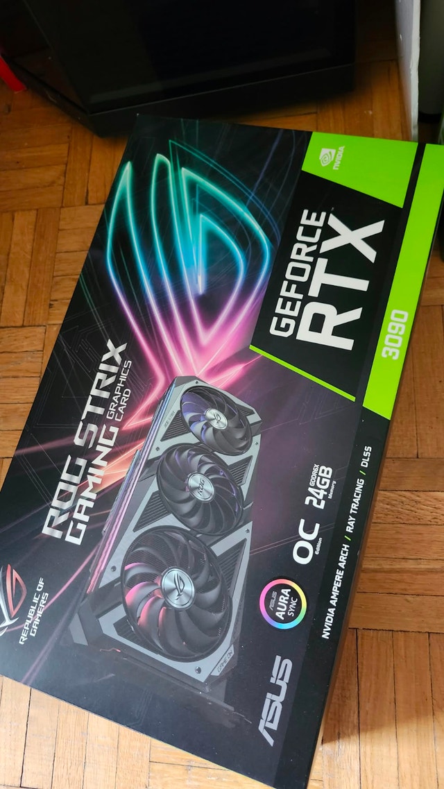 ASUS ROG STRIX RTX 3090 Gaming OC 24GB GDDR6X Graphics Card