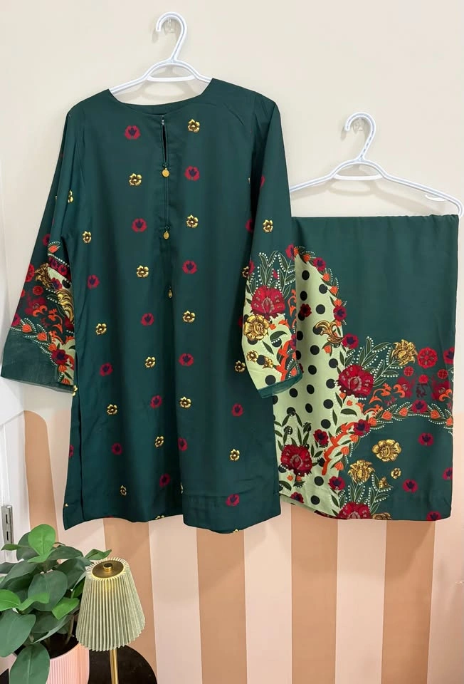 Lulusar - Forest green Kurta set 🌳 - photo 3