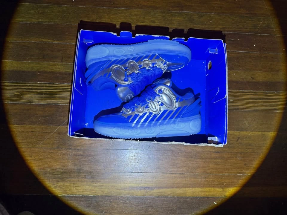 PUMA LaFrance Blue and Silver Sneakers - photo 2