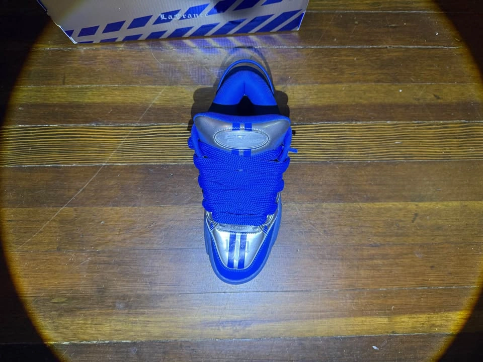 PUMA LaFrance Blue and Silver Sneakers - photo 3