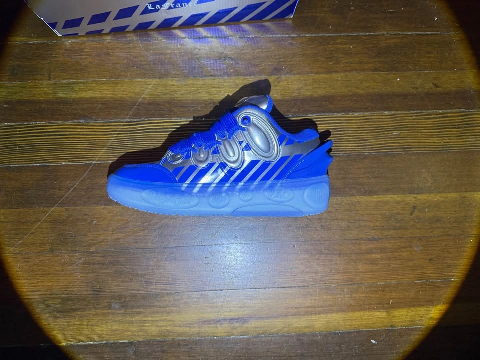 PUMA LaFrance Blue and Silver Sneakers - photo 4