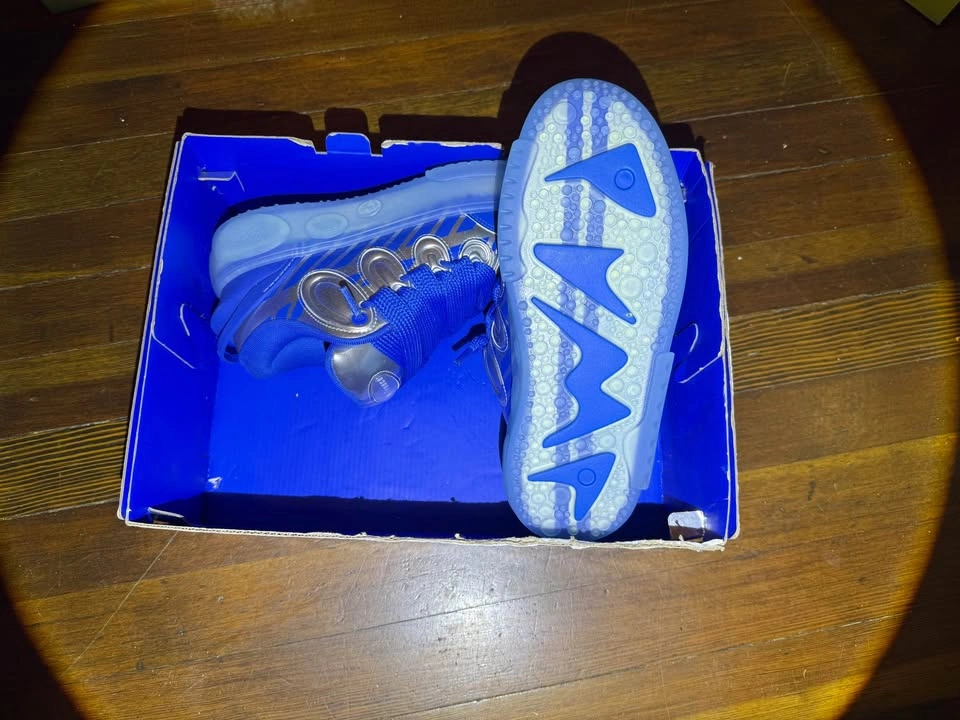 PUMA LaFrance Blue and Silver Sneakers - photo 5