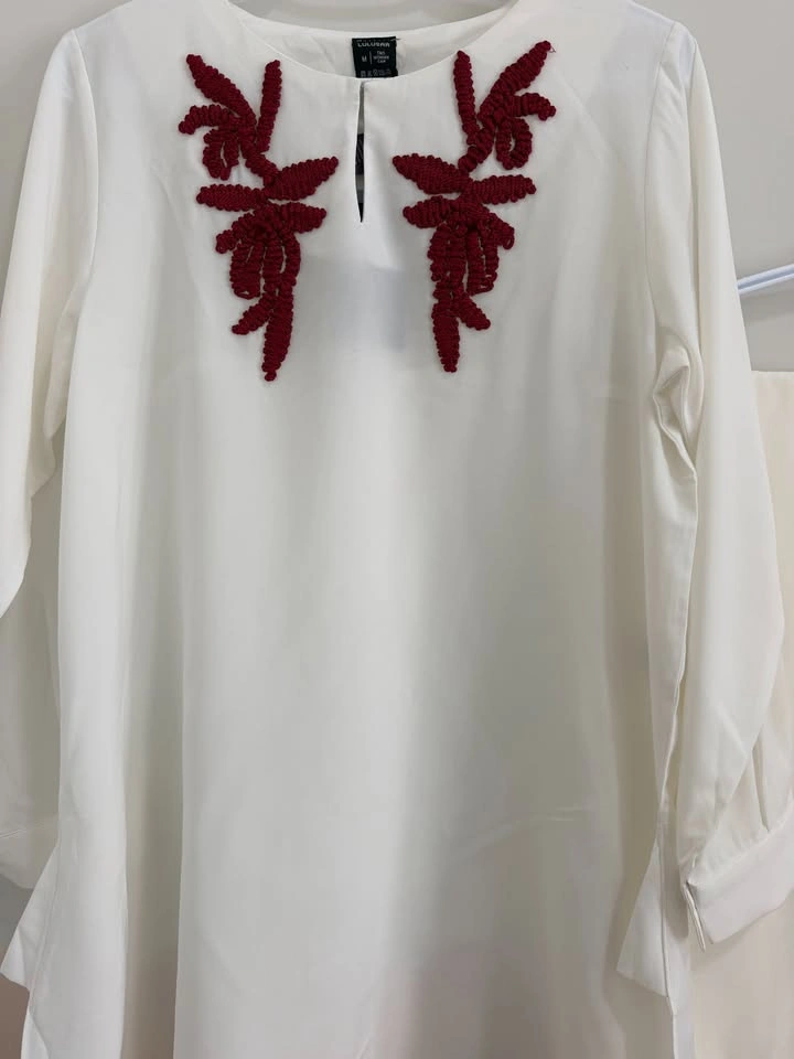 Lulusar - Crimson embroidered co-ord set - photo 5