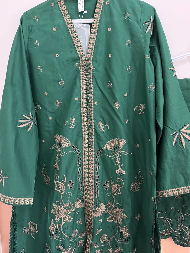 Maryum n Maria - Bottle green kurta set 💚 - photo 3