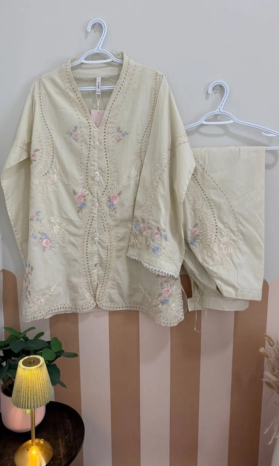 Ethnc - Ivory Kurta set 🌷 - photo 2