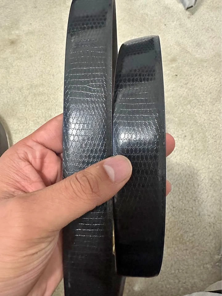 Leather belt