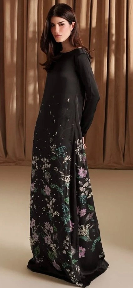 Lulusar - Black silk gown ♠ - photo 2