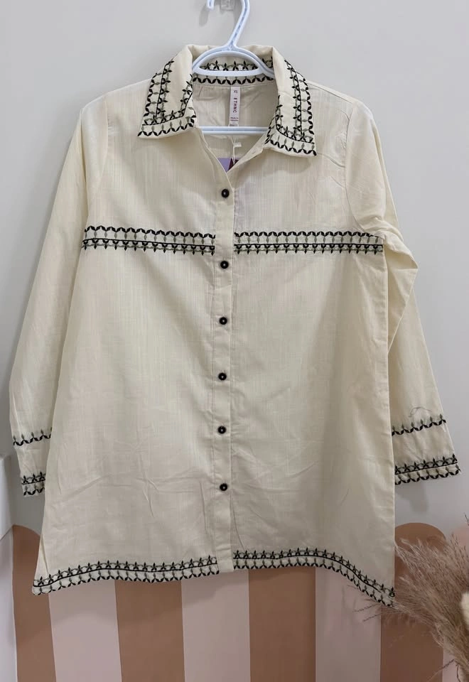 Ethnc - Vanilla cream kurti 🌼 - photo 4