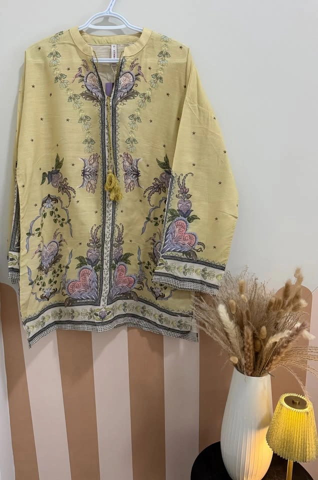 Ethnic - Pastel Yellow kurti - photo 2