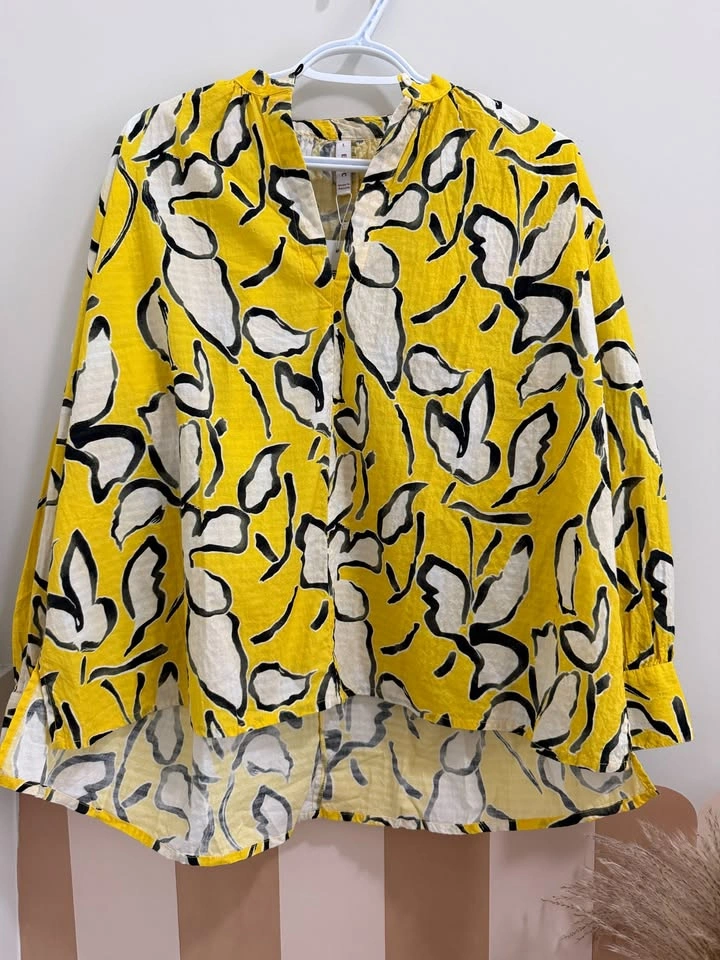 Ethnic - Loose fit yellow top 🌼 - photo 3