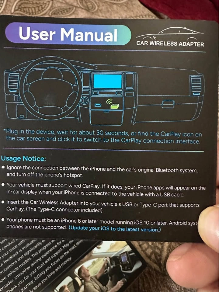 Wireless Carplay Adapter - 2 Type (C type plus USB) - photo 4