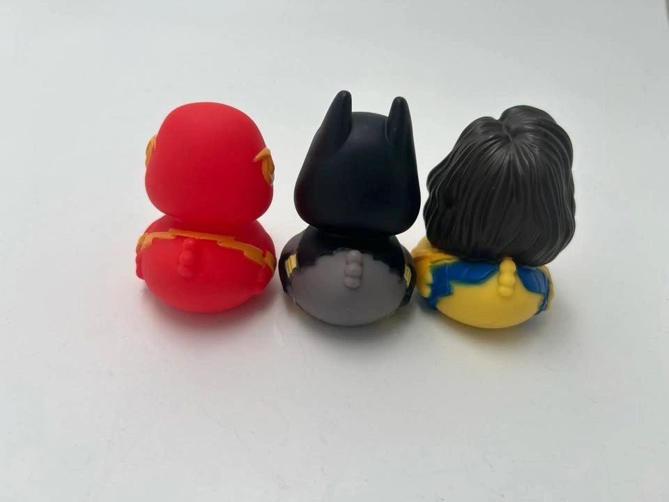 DC Comics Batman, Flash & Wonder Woman Rubber Ducks – Lot of 3 - photo 2