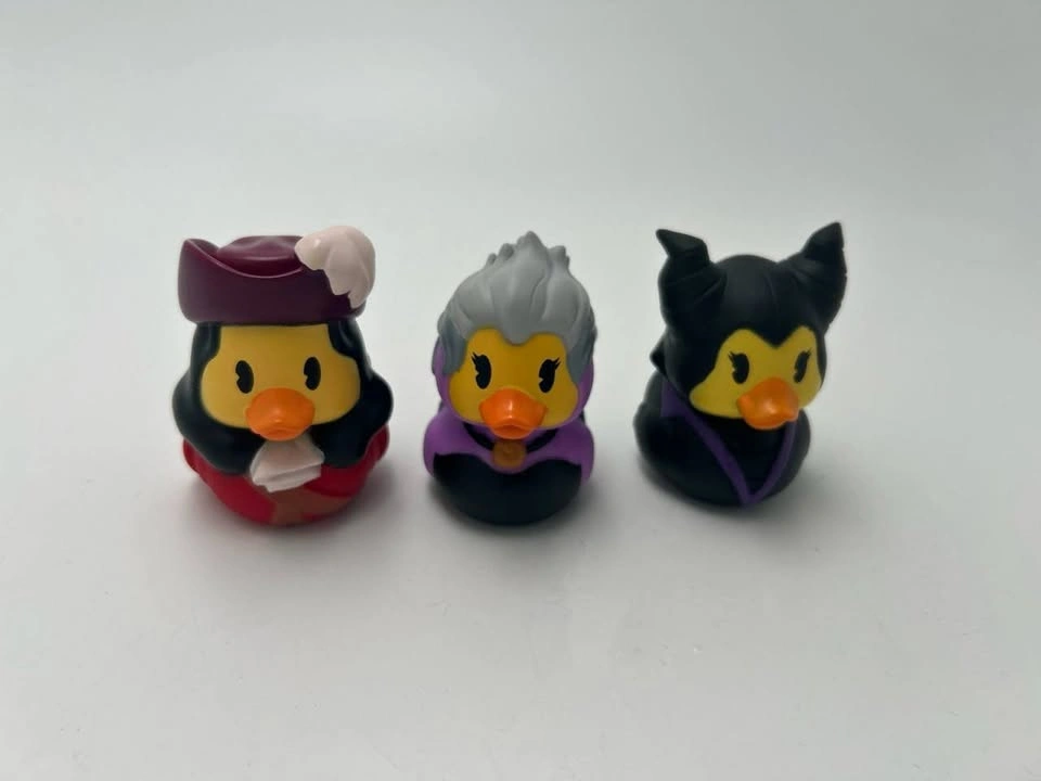 Disney Villains Duckalooz Rubber Ducks – Lot of 3