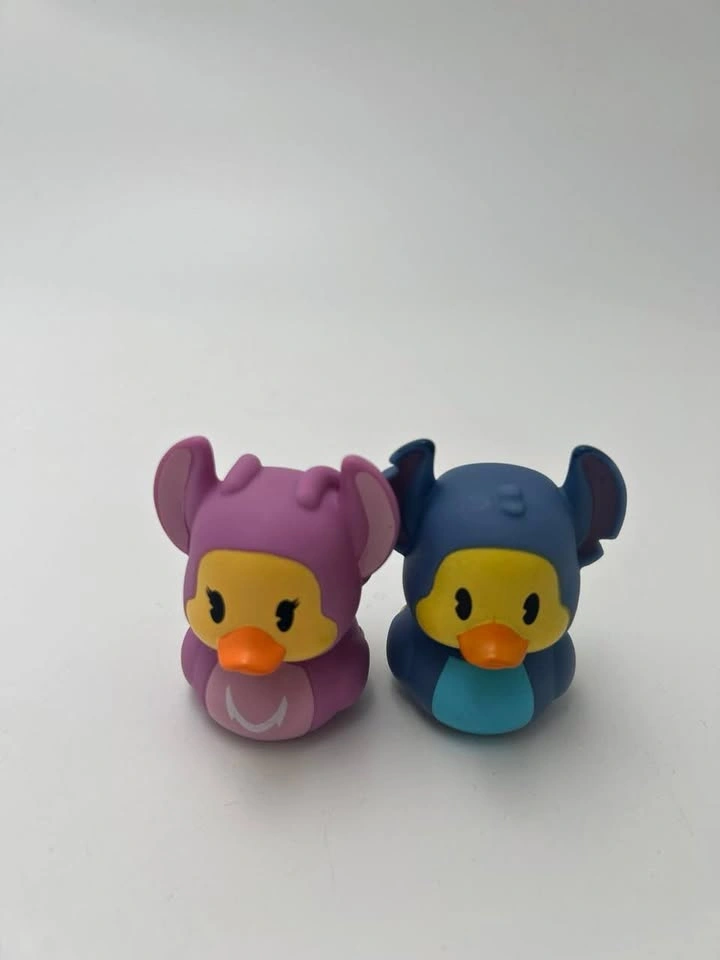 Disney Stitch & Angel Duckalooz Rubber Ducks – Lot of 2