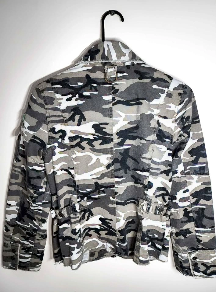 90s Vintage Rip Curl The Search Camo Utility Jacket - Women's M - photo 2