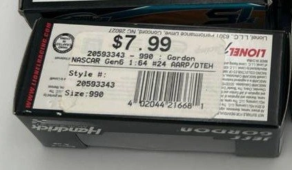 Jeff Gordon #24 NASCAR 1:64 Lionel Diecast – 2013 - photo 3