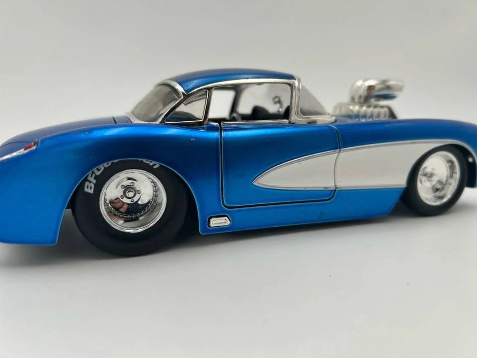Jada 1957 Chevy Corvette 1:24 Diecast Bigtime Muscle - photo 5
