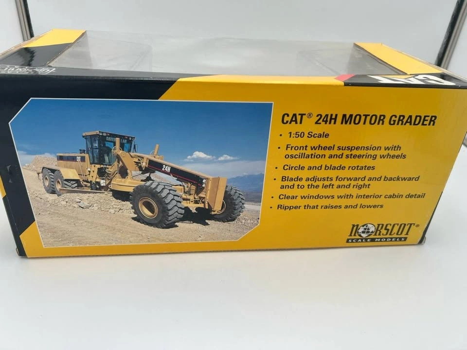 Norscot CAT 24H Motor Grader 1:50 #55133 Diecast - photo 5
