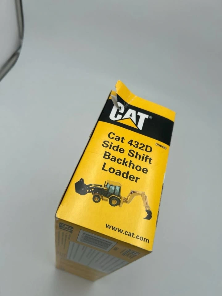 Norscot CAT 432D 1:50 Diecast Backhoe Loader #55060 Complete - photo 3