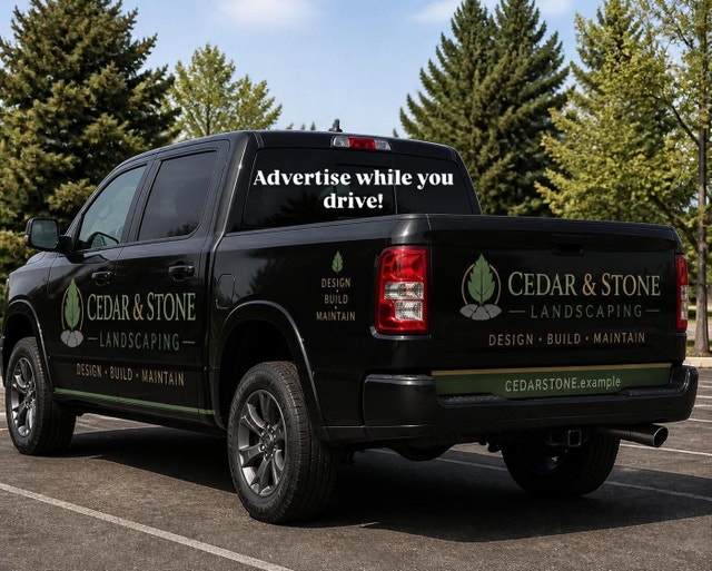 Custom business decals