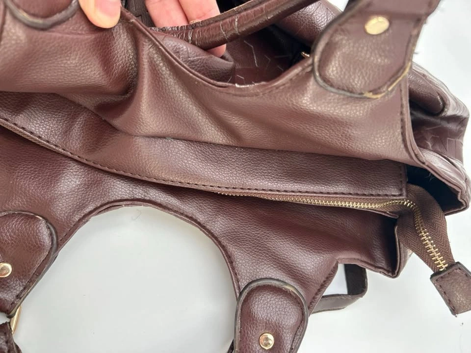 Michael Kors Brown Large MK Satchel / Shoulder Bag - photo 4
