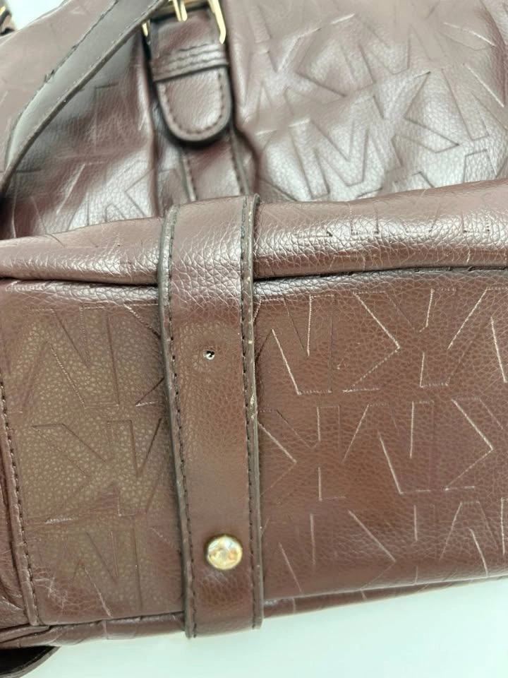 Michael Kors Brown Large MK Satchel / Shoulder Bag - photo 5