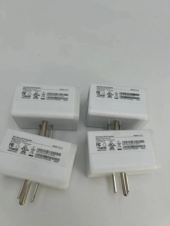 TP-Link Kasa HS103 Smart Wi-Fi Plug Mini – Set of 4