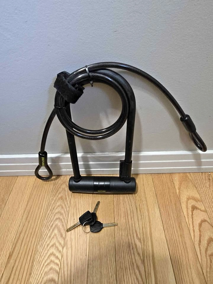 SIGTUNA Heavy Duty Bicycle U-Lock and Cable Set