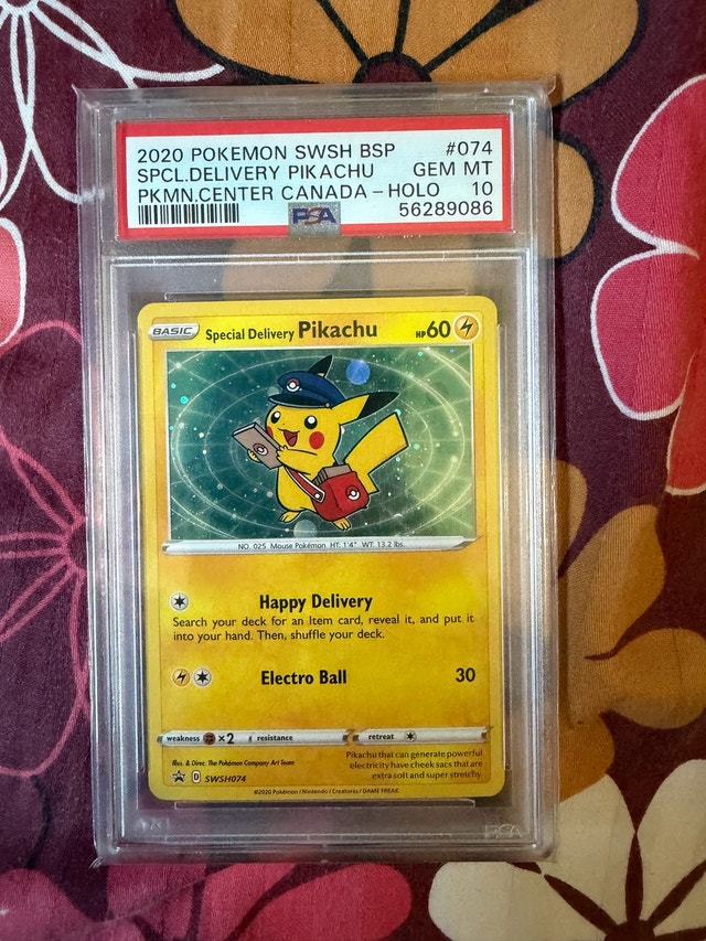 Pokemon Special Delivery Pikachu PSA 10