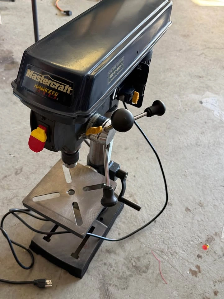 Mastercraft 10” Bench Drill Press with Crosshair Laser - photo 2