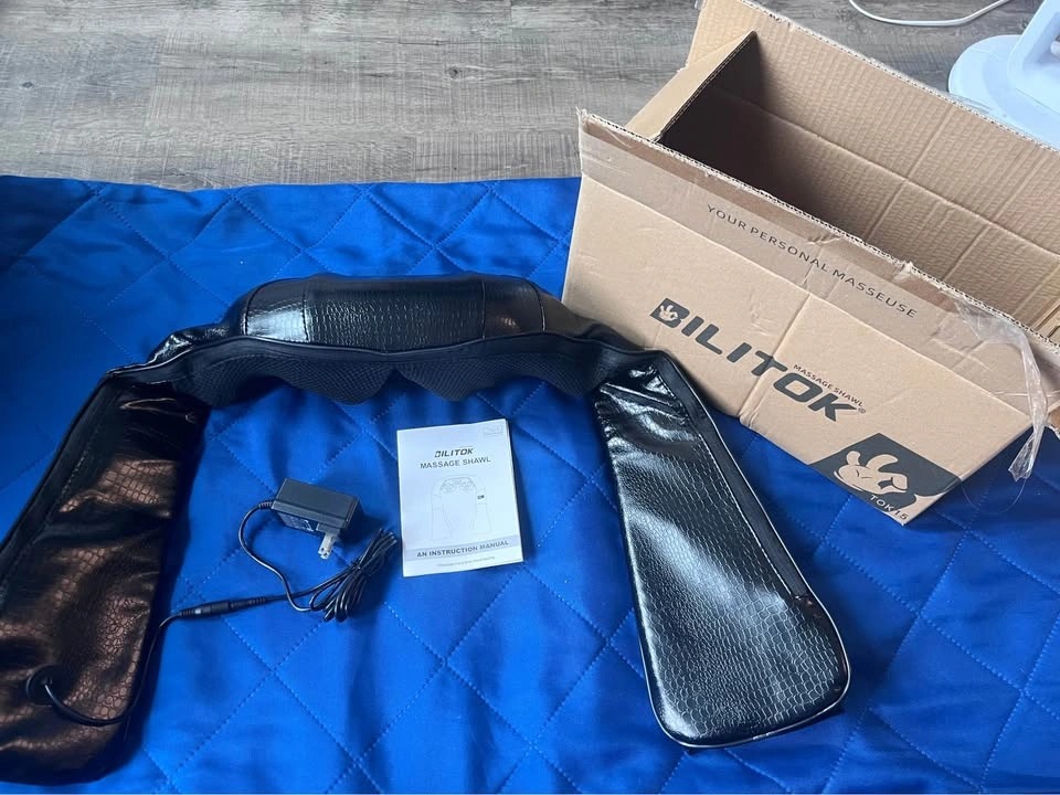 DILITOK Electric Neck and Back Massage Shawl with Heat - photo 2