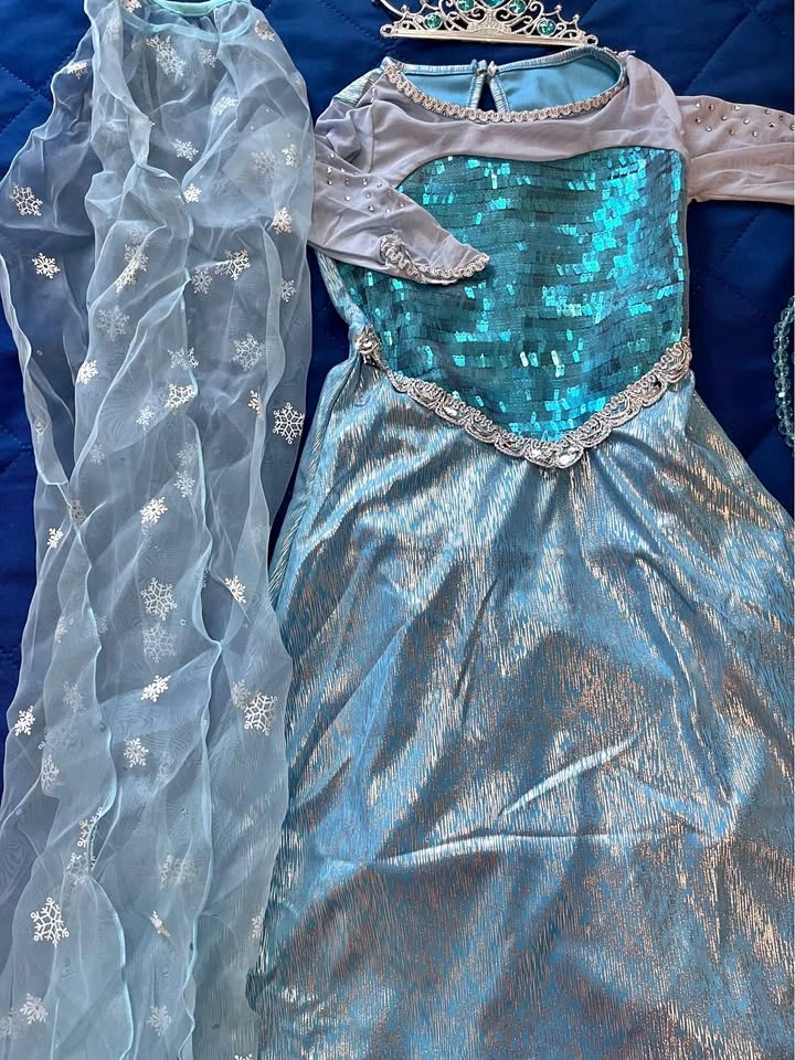 Elsa/Frozen Princess Costume Set - Like New