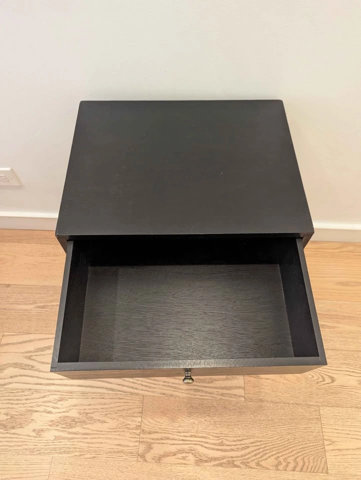 MCM Black Nightstand or Side Table - photo 3