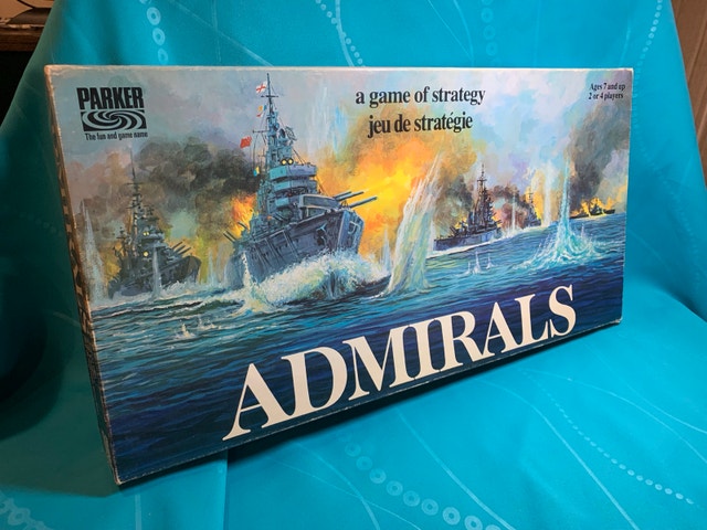 Parker Brothers Admirals Board Game