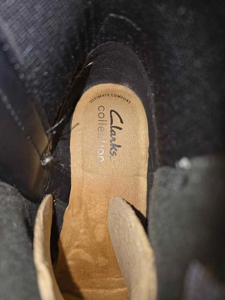 Clarks women's black winter boots size 8 - photo 5