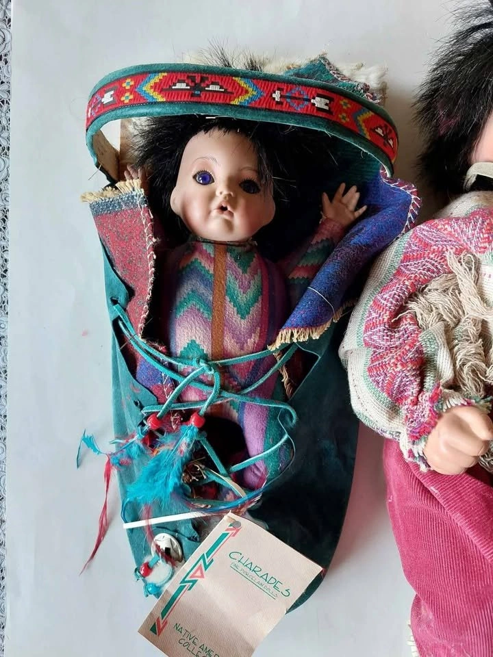 Charades Fine Porcelain Dolls Native American Collection - photo 2