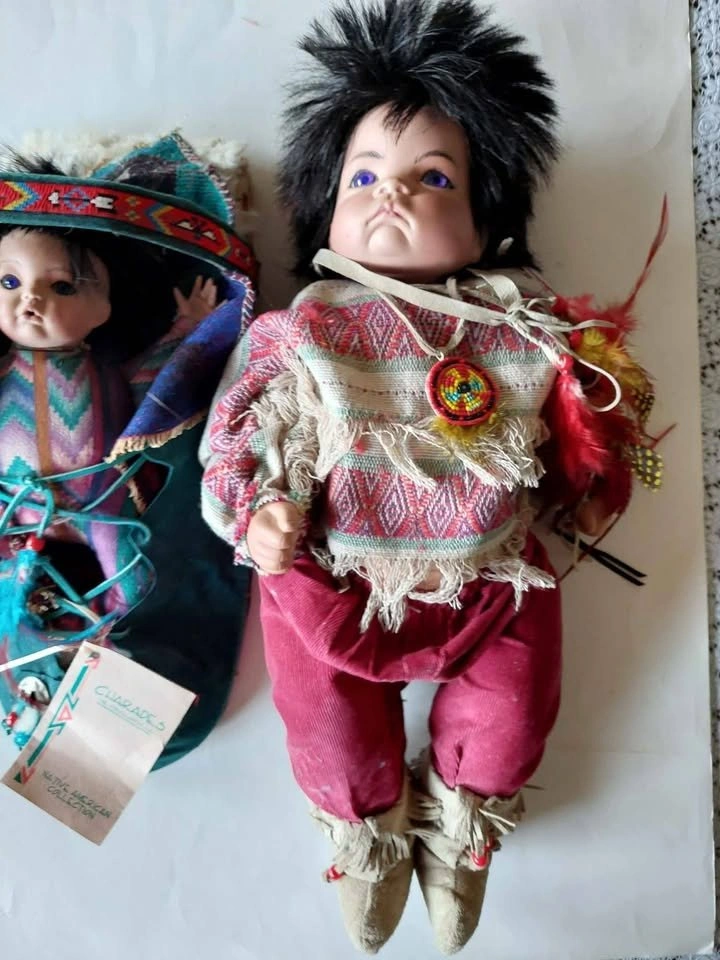 Charades Fine Porcelain Dolls Native American Collection - photo 3