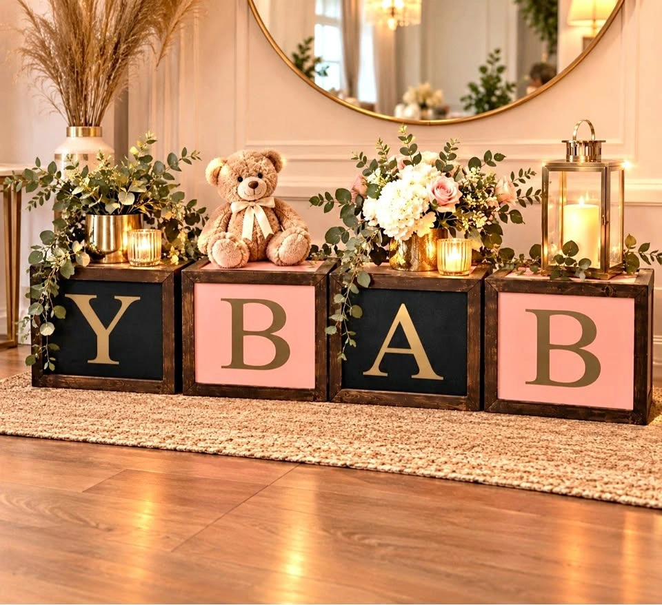 Large BABY Blocks - Baby Shower Decor