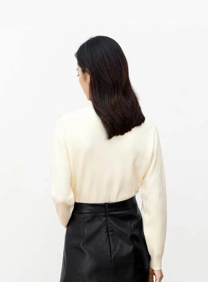SEIFINI Black Faux Leather Skirt – Size L - photo 3