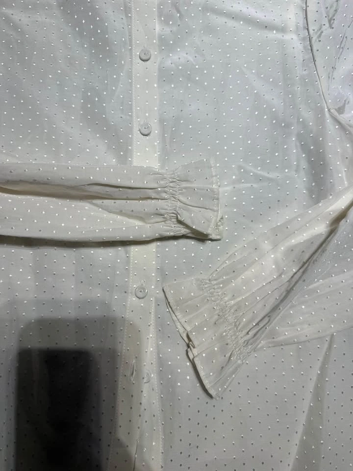 Girls’ White Blouse – Size 130 – Brand New - photo 5