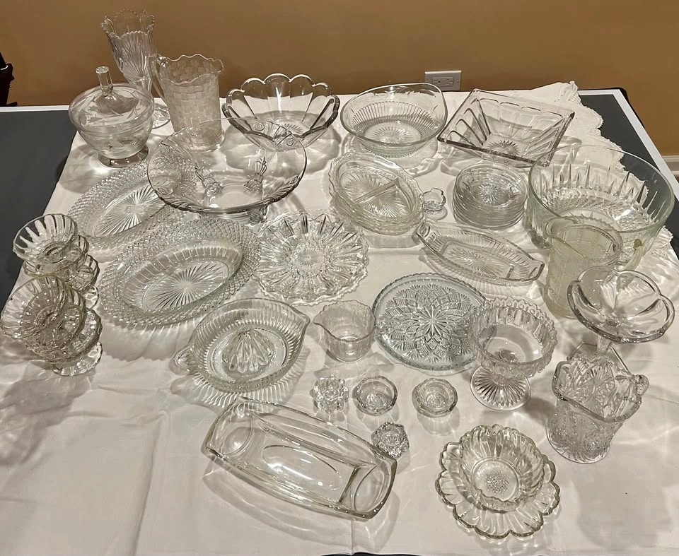 Clear Vintage Glass