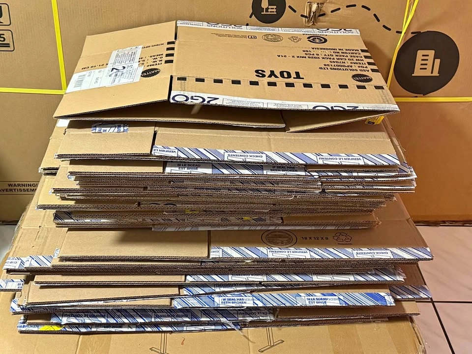 25-30 corrugated boxes